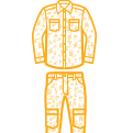 بدلة عسكرية (2-قطعة)